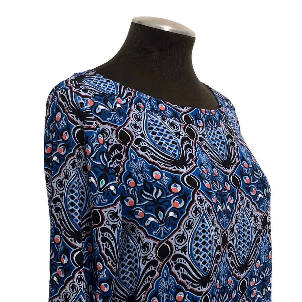 LOFT - Baroque Tab Sleeve Blouse - Picture 4 of 10